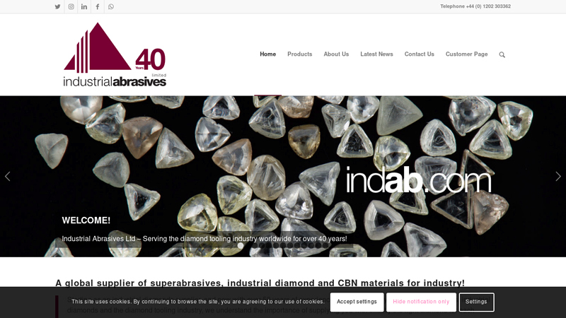 Industrial Diamonds Supplier UK | Industrial Abrasives Ltd