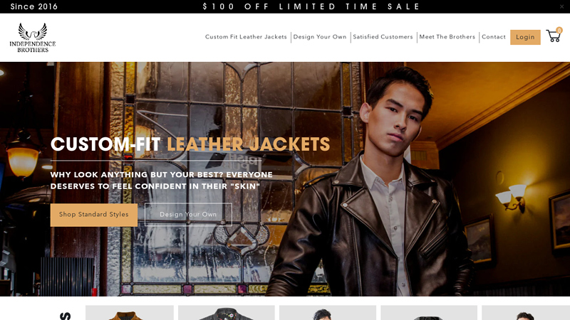 Real Custom Leather Jackets | Independence Brothers