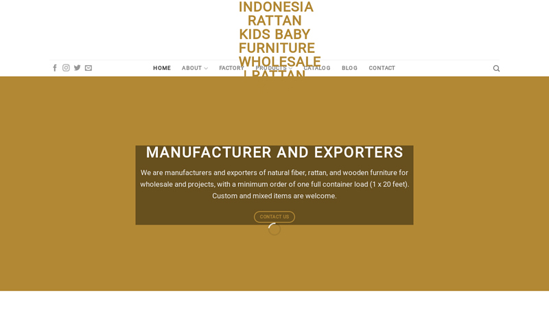 Indonesia Kids Furniture | Rattan Baby Furniture Wholesale | Rattan Toys