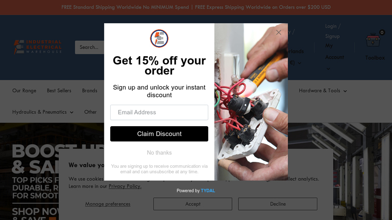Shop Electrical Supplies Online | Industrial Electrical Warehouse