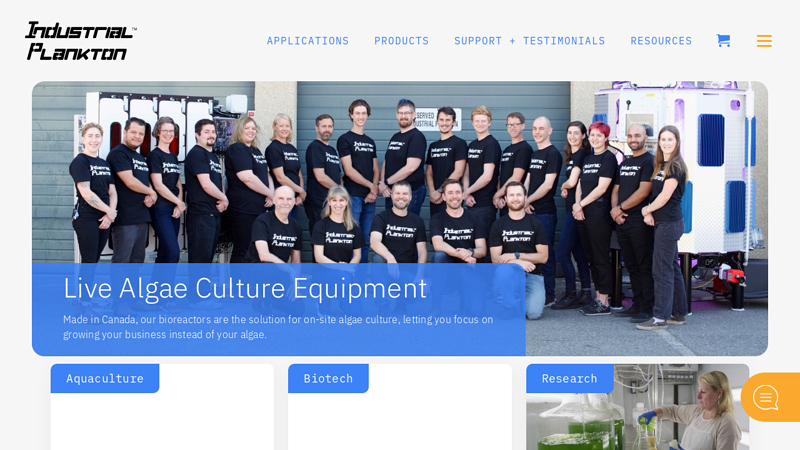 Live Algae Culture Bioreactor Production Equipment for Sale