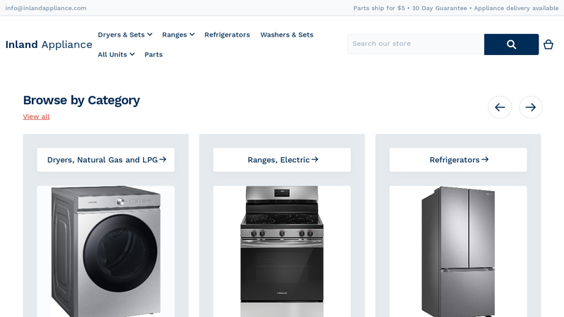 Sandpoint Appliances - New and Refurbished Appliances and Parts