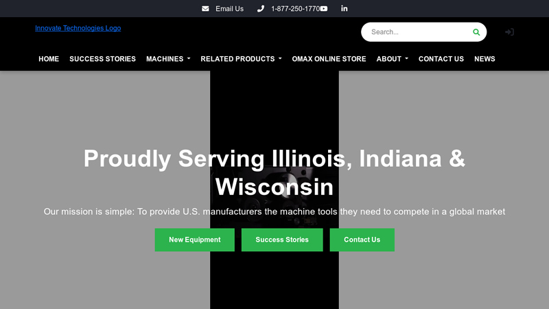 Illinois, Indiana & Wisconsin - EDM, Machine Tools & Waterjet