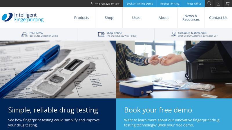 The Revolutionary Fingerprint Drug Test | Intelligent Fingerprinting