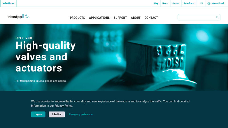 High-quality Valves and Actuators C InterApp