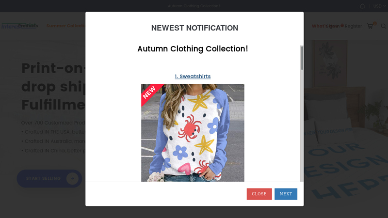 InterestPrint: Custom Print Products,Print On Demand and Dropshipping
