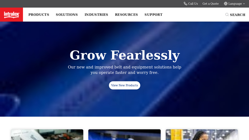 Intralox Conveyor Belts, Equipment, and Services | Intralox