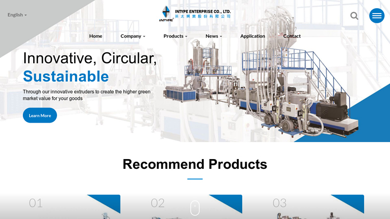 Intype - With 55 years with full extrusion experience. | Intype Enterprise Co., Ltd.