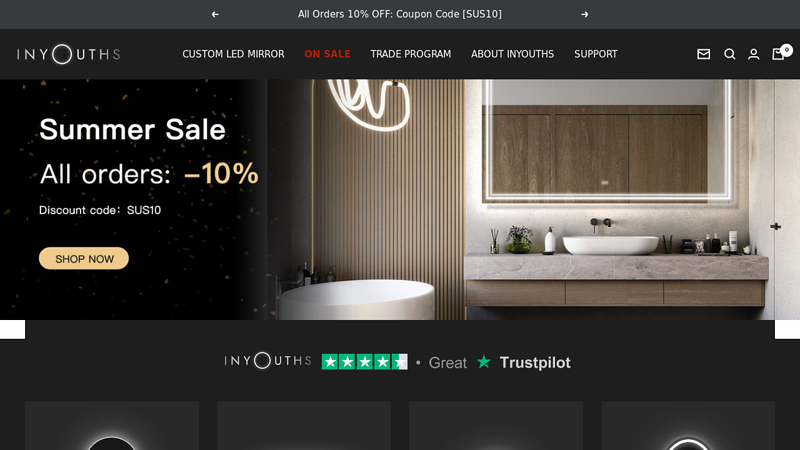 Inyouths? | Top-notch LED Mirrors for Your Luxury Home
