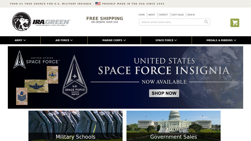 Ira Green, Inc. | Premium Quality Military Insignia - Ira Green