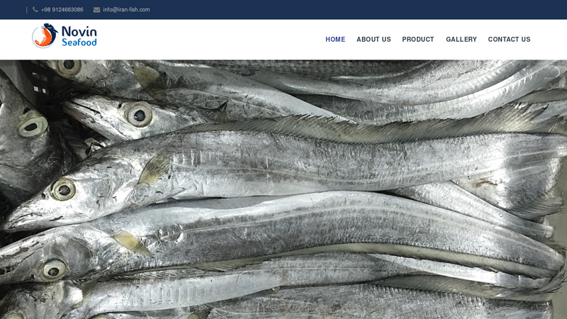 Iran Fish - Iranian Ribbonfish,Squid,Catfish,Shrimp | Novin Seafood