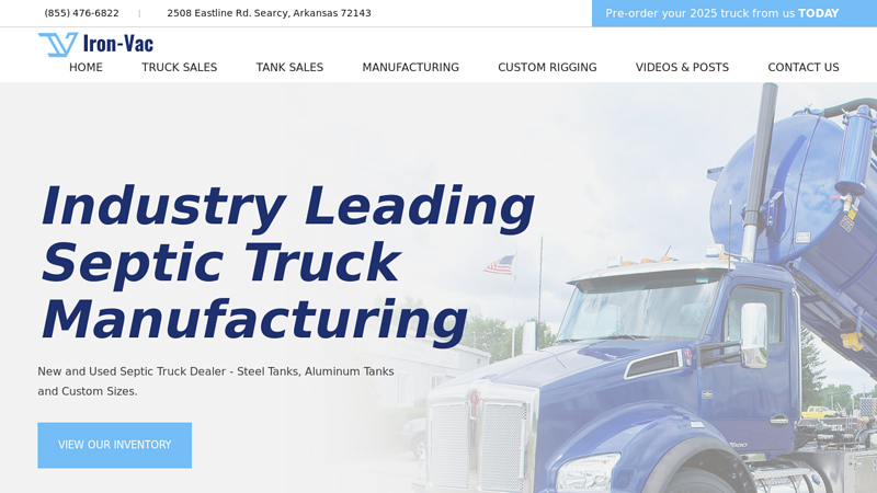 Septic Truck Sales | New Septic Truck Sales | Used Septic Trucks