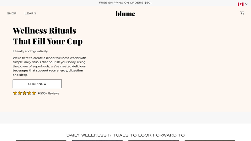 Blume Superfood Lattes | Your Favourite Lattes, Done Better