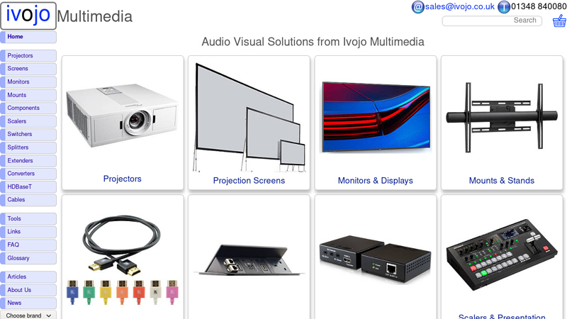 Ivojo Multimedia - Leading UK supplier of projection and AV systems for business, professional and broadcast