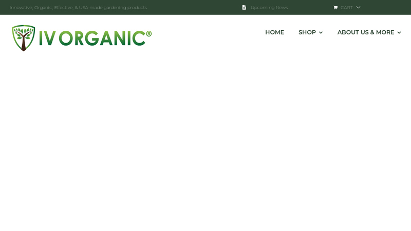 IV Organics C Total Plant Health Products and Tips