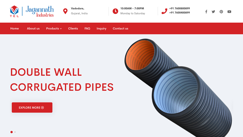 HDPE Corrugated Pipes | DWC HDPE Pipe Manufacturers in India