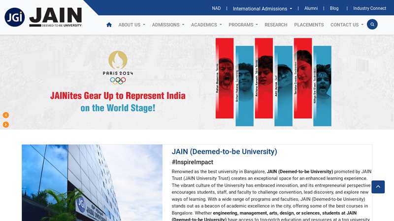 Best University in Bangalore | JAIN (Deemed-to-be University)