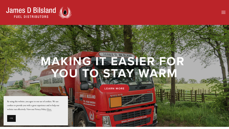 James D Bilsland Ltd | Heating Oil, Commercial Fuels,Bottled Gas & AdBlue