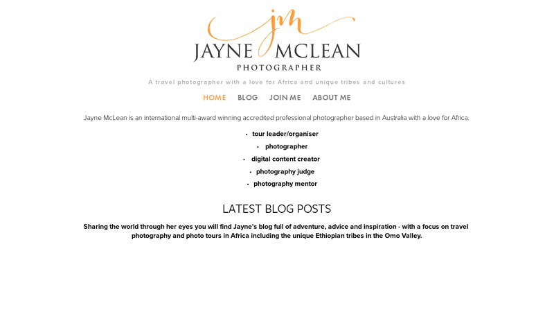 JAYNE MCLEAN PHOTOGRAPHER