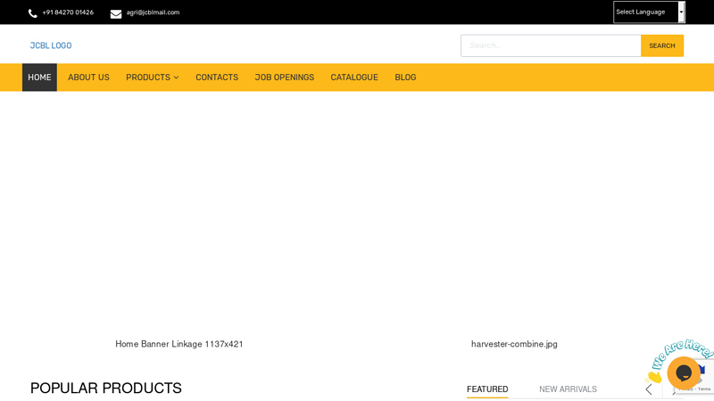 Agricultural Equipment Manufacturer in India | JCBL Agri