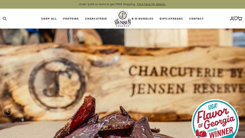 Charcuterie, Meishan pork and Artisan Food Provider C Jensen Reserve