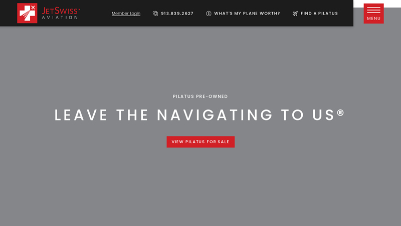 JetSwiss Aviation | Experts in Pre-Owned Pilatus Aircraft