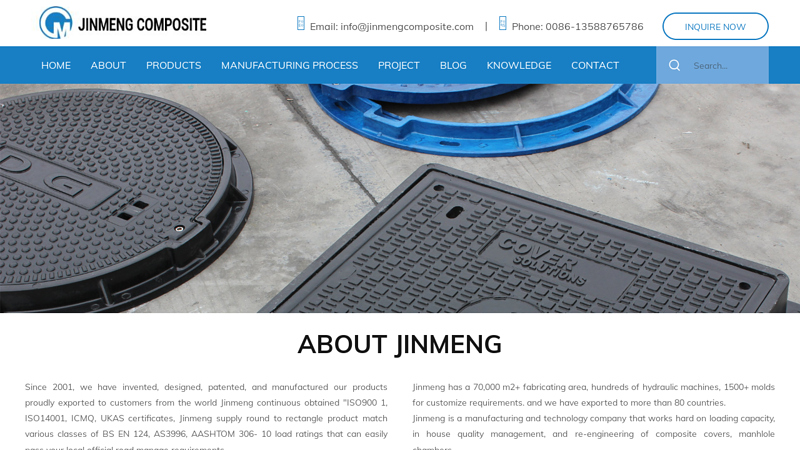 China Composite Manhole Cover, Gully Cover Manufacturer & Factory- Jinmeng