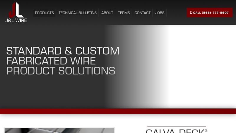 J&L Wire Cloth - Galvanized and Bright Basic Wire, Wire Decking and Shelving