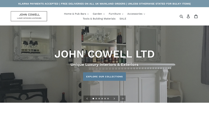 Pub & Home Bars, Exceptional Interiors & Unique Decorations C John Cowell Limited