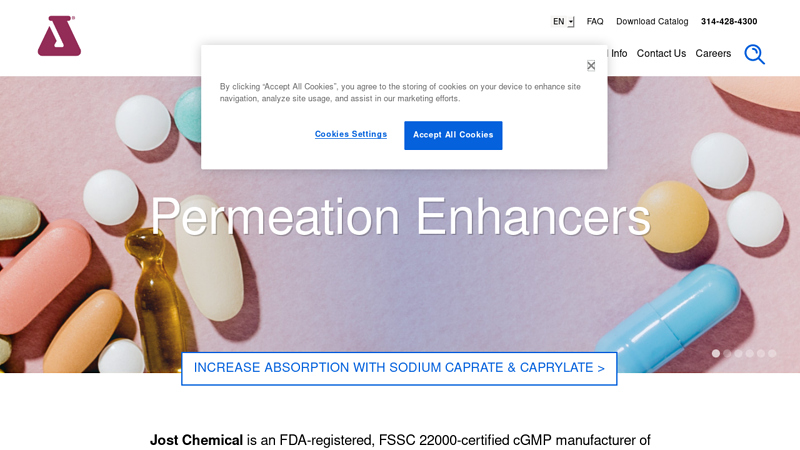 Jost Chemical Specialty Chemical Manufacturer