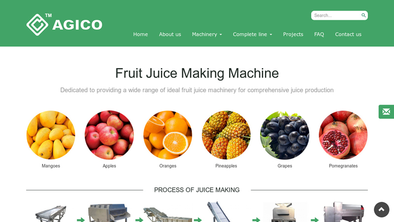 Outstanding juice making machine for juice production and making