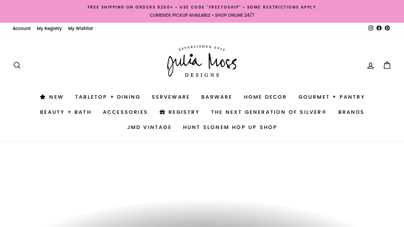 Home Decor & Gift Store in Wayzata, MN | Julia Moss Designs