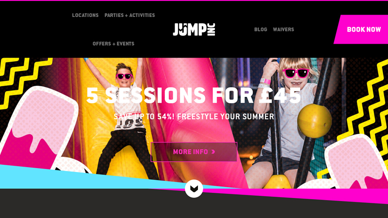 Indoor Trampoline, Inflatable & Ninja Parks | Jump Inc