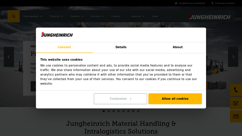 Material Handling & Intralogistics Solution Experts | Jungheinrich