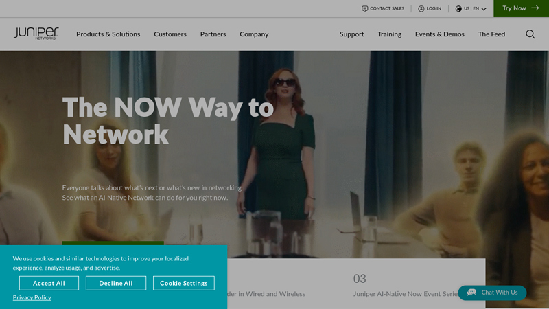 Juniper Networks C Leader in AI Networking, Cloud, & Connected Security Solutions