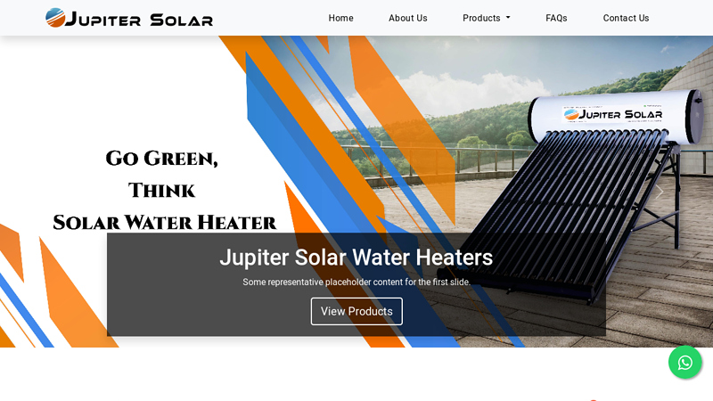 Best solar water heater in Bangalore - Jupiter Solar