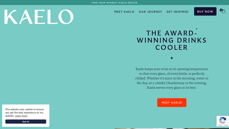 Kaelo: The Integrated Countertop Wine Cooler