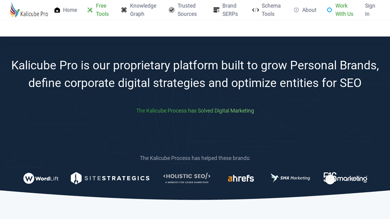 Kalicube Pro: Offer Profitable New Services to Your Clients with Kalicube Pro