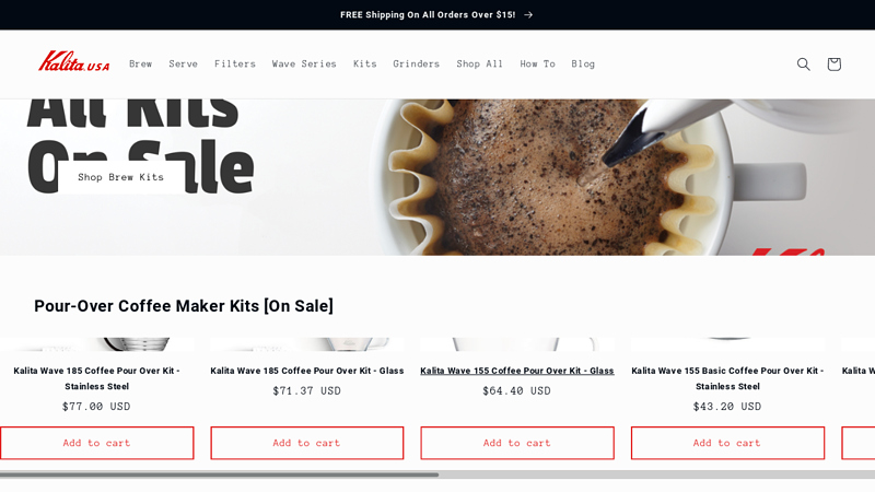 Kalita USA | Premium coffee brewing equipment