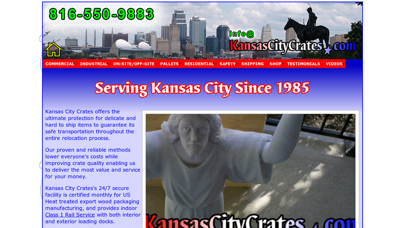 Kansas City Crates 816-550-9883 Residential & Commercial Crating, On-Site Service, Large Project Management