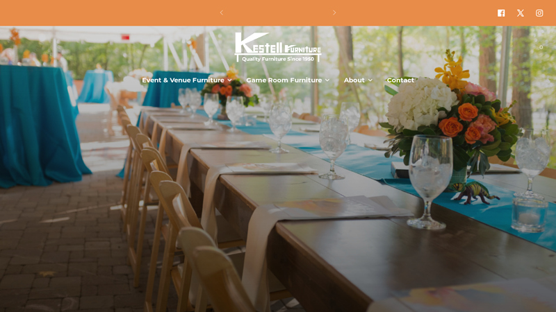 Handmade Event Farm Tables, Folding Chairs, & More | Kestell Furniture
