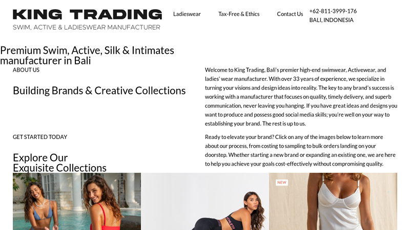 King Trading  Manufacturing Swim, Active, Intimates, & Silk