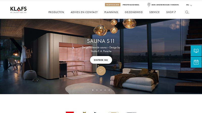 KLAFS: Sauna | Steam bath | Infrared | SANARIUM? | Sauna manufacturer | Spas and well-being - KLAFS