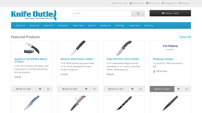 Knives at Knife Outlet