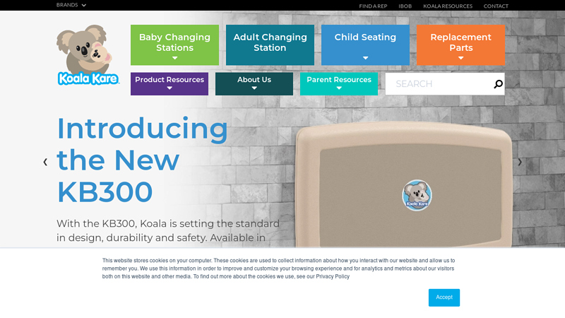 Home Page - Koala Kare Products Baby Changing Stations and Seating