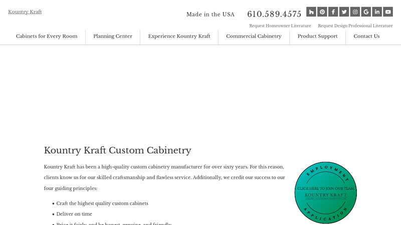 Custom Cabinetry by Kountry Kraft - Newmanstown, PA