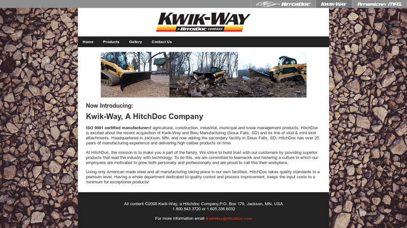 Kwik-Way - Blades, Loaders, Mini-Blades and Backhoes for Small diesel tractors
