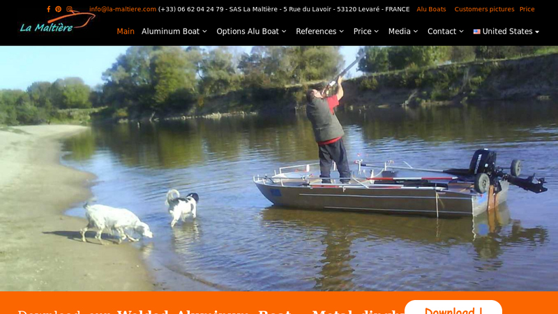 Welded Aluminum Boat | Metal dinghy - Aluminium Punt