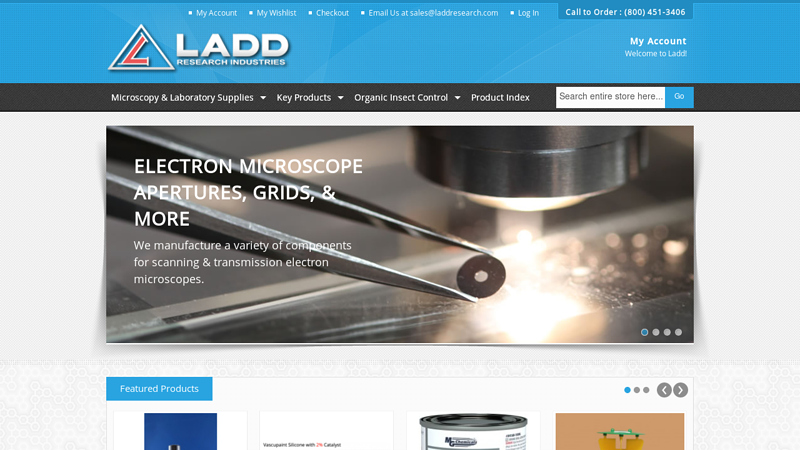 Electron Microscope Apertures & Laboratory Supplies | Ladd Research - Ladd Research