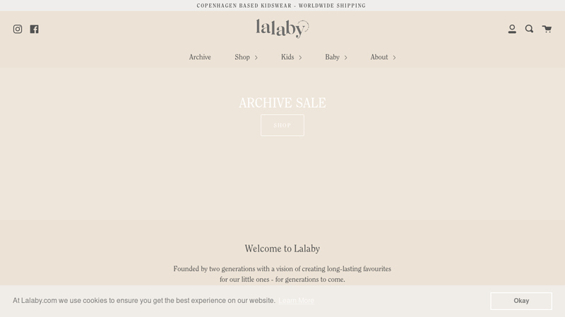 Lalaby - Sustainable baby and kidswear for generations to come C lalaby.com